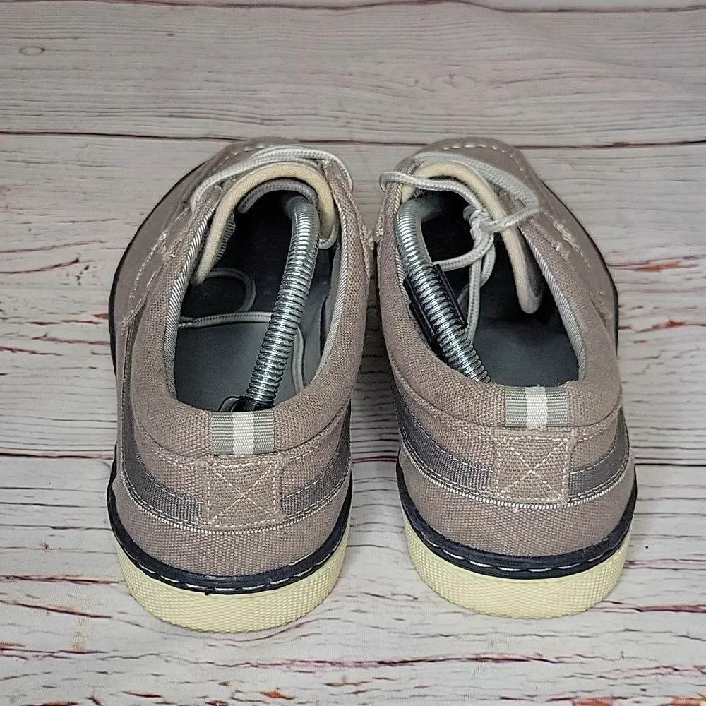 IZOD OASIS Men's Linen Taupe Casual Shoes Size 11